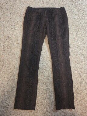Liverpool Jeans Company Black Snake-Print Jeans